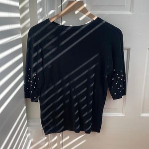 Three Quarter Beaded Sweater